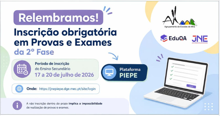 Inscrição obrigatória na segunda fase