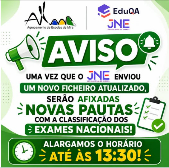 Afixação de novas pautas